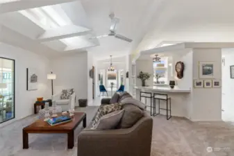 Great room/family room bathed in natural light.