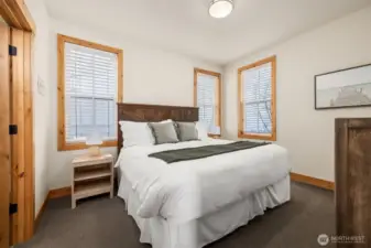 Main floor primary suite