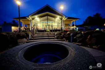 Perfect evening firepit