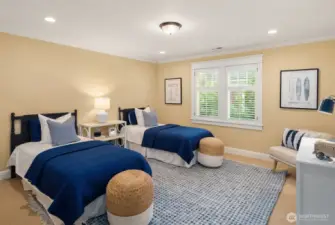 And the third secondary, a great kids room!