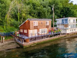 Back view of home.