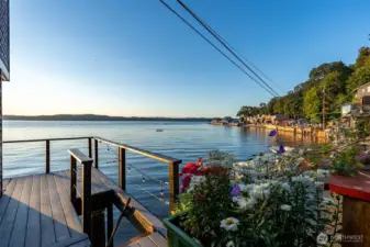 Just another incredible view from the deck.