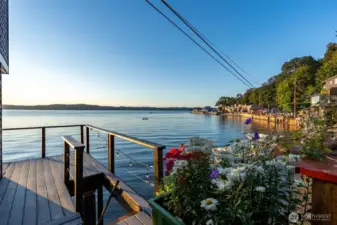 Just another incredible view from the deck.