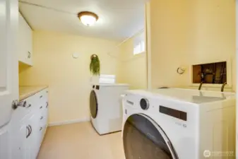 Laundry room downstairs.