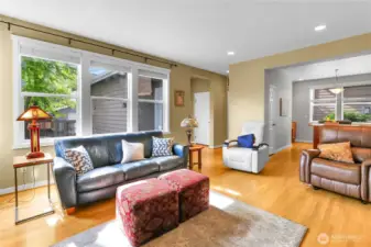 A glass door off the family room leads out to the backyard patio and the fully fenced backyard, which is the perfect place to relax and unwind.