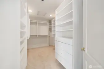One of Two Walk-in-closets in primary