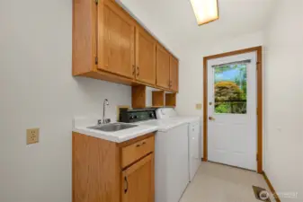 Laundry room on main