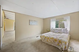 Primary bedroom- fresh paint- finish it off how you like
