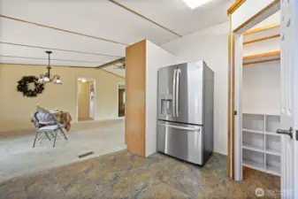 Kitchen space- pantry area