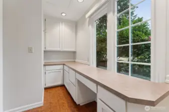 Office or craft room on the main level.