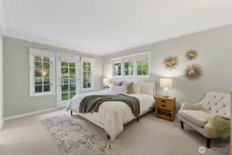 Large primary bedroom