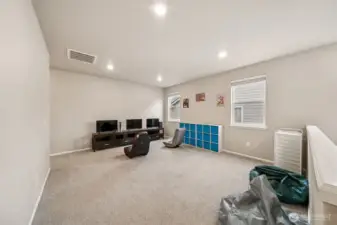 Huge loft at the top of the stairs
