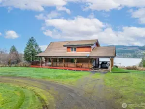 Front of house with driveway