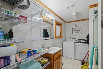 Guest bathroom and utility room