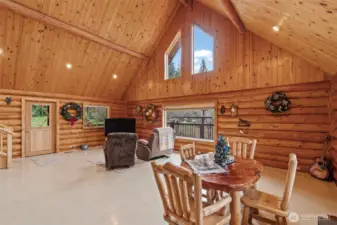 Living room looking towards front door