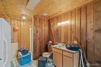 Bathroom area in shop