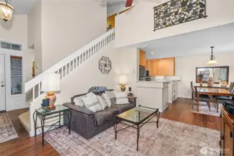 Tons of natural light flood the space.