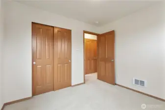 Guest bedroom 2 also offers its own closet,