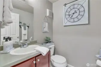 Main floor half bath