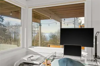 With views like this, work can be a joy!