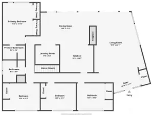 Main level floor plan