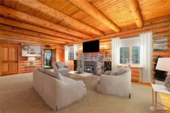 Living Room off main entrance is a nice space for entertaining!