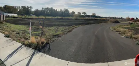 Entrance for lots 6 and 5