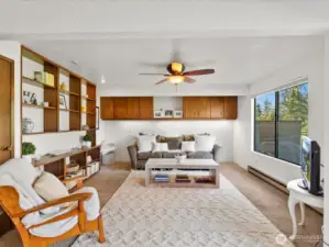 This space could be converted back into a bedroom if desired.