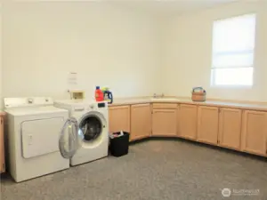 ON THE FIRST LANDING IS THE COMMON AREA LAUNDRY!