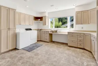 Huge mudroom/ utility room