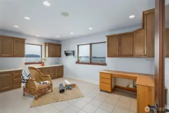 This bonus room was used as an art studio
