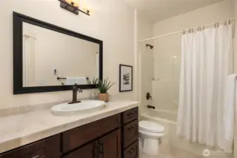 Downstairs full bathroom.