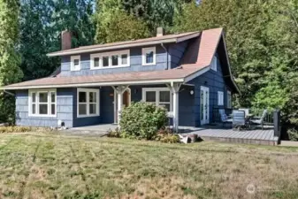 Alt View of Home with Deck