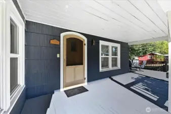 Inviting Covered Porch