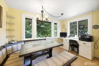Eating Nook, Overlooking Peaceful Backyard