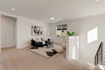 Open Loft Area Upstairs
