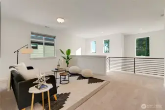 Open Loft Area Upstairs