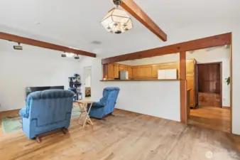 Large open space for entertaining