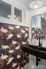 Powder room on main level