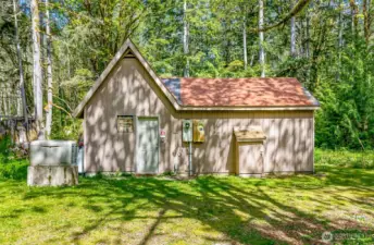 Community Well House Adjacent to Property