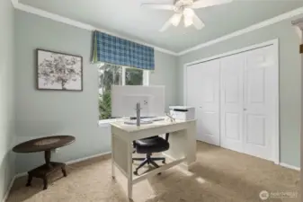 Bedroom #4, used as an office here.