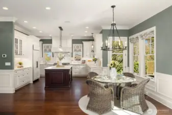 Stunning modern updates and beautiful details & spaces.  Includes a practical built-in desk area (not shown).