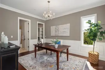 Office can also be a main floor bedroom suite.