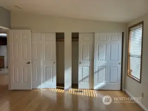 Lots of closets throughout the house.