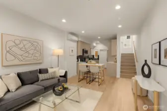 Spacious and functional, this living room is designed for entertaining and relaxation.