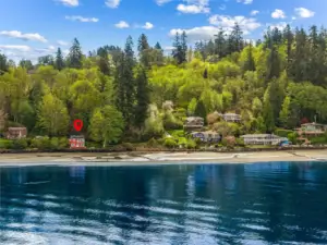 Private sandy beach on the Northwest corner of Vashon Island!