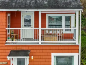 View deck off the living room.
