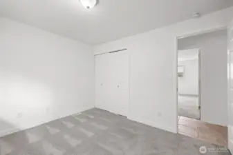 A view from Bedroom 3 to Bedroom 4
