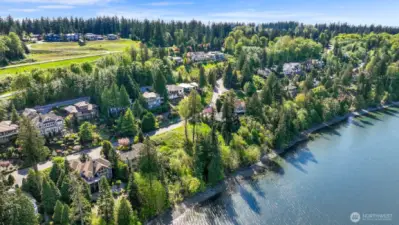 Expansive water and island views from this untouched build ready parcel.