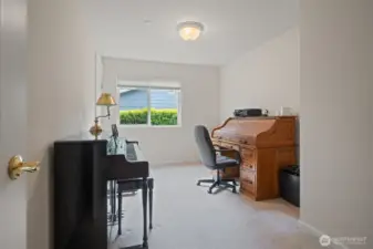 2nd guest bedroom or den/office. There's a huge walk-in closet, too.